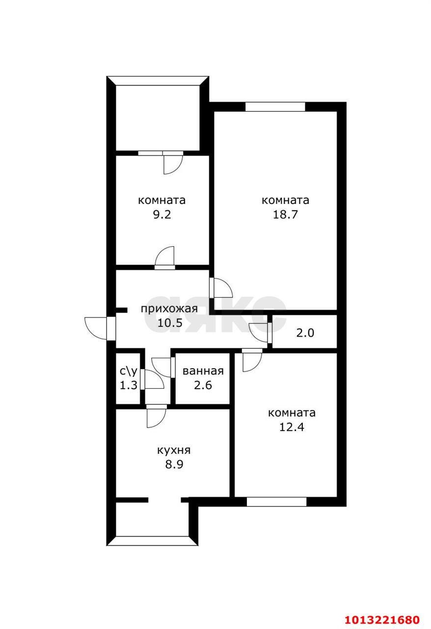 Фото №15: 3-комнатная квартира 74 м² - Краснодар, Дубинка, ул. Воронежская, 39