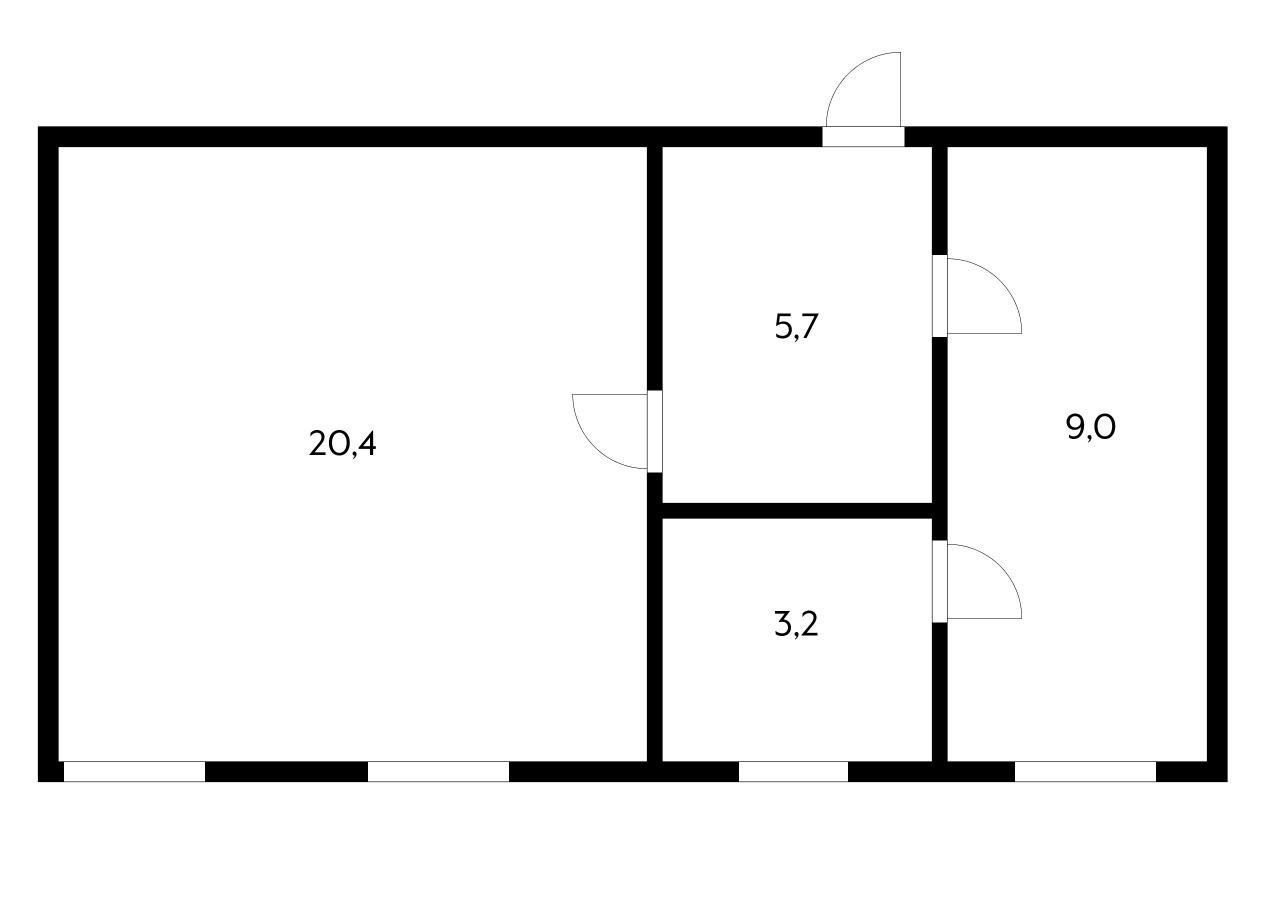 Фото №9: Часть дома 44 м² + 0.1 сот. - отделения № 2 СКЗНИИСиВ, ул. Главная, 5