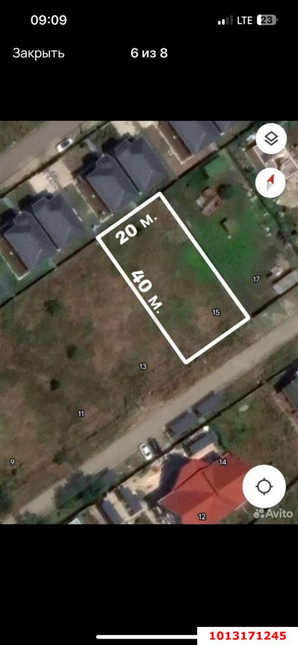 Фото №1: Земельный участок под ИЖС 8 сот. - Краснодар, Тихая Поляна, ул. имени Атамана Н.И. Евдокимова, 15