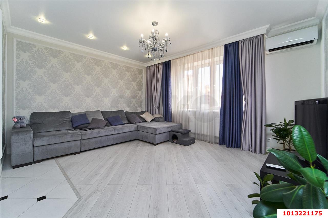 Фото №6: 3-комнатная квартира 77 м² - Краснодар, Прикубанский внутригородской округ, Панорама, мкр. жилой комплекс Керченский, ул. им. Героя Сарабеева В.И., 5к2