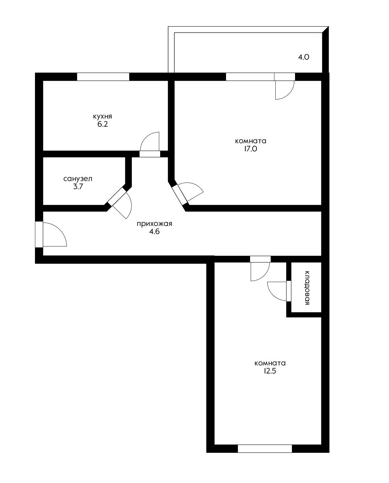 Фото №7: 2-комнатная квартира 44 м² - Краснодар, Прикубанский внутригородской округ, мкр. Славянский, ул. Славянская, 69