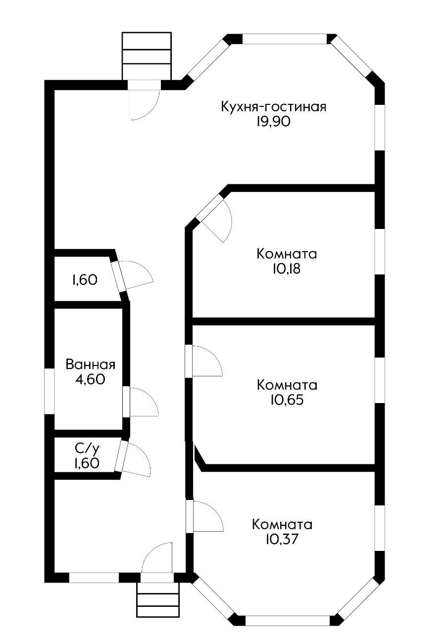 Фото №5: Дом 85 м² + 3 сот. - Зиповчанка, мкр. Прикубанский внутригородской округ, ул. Клубничная, 103/7