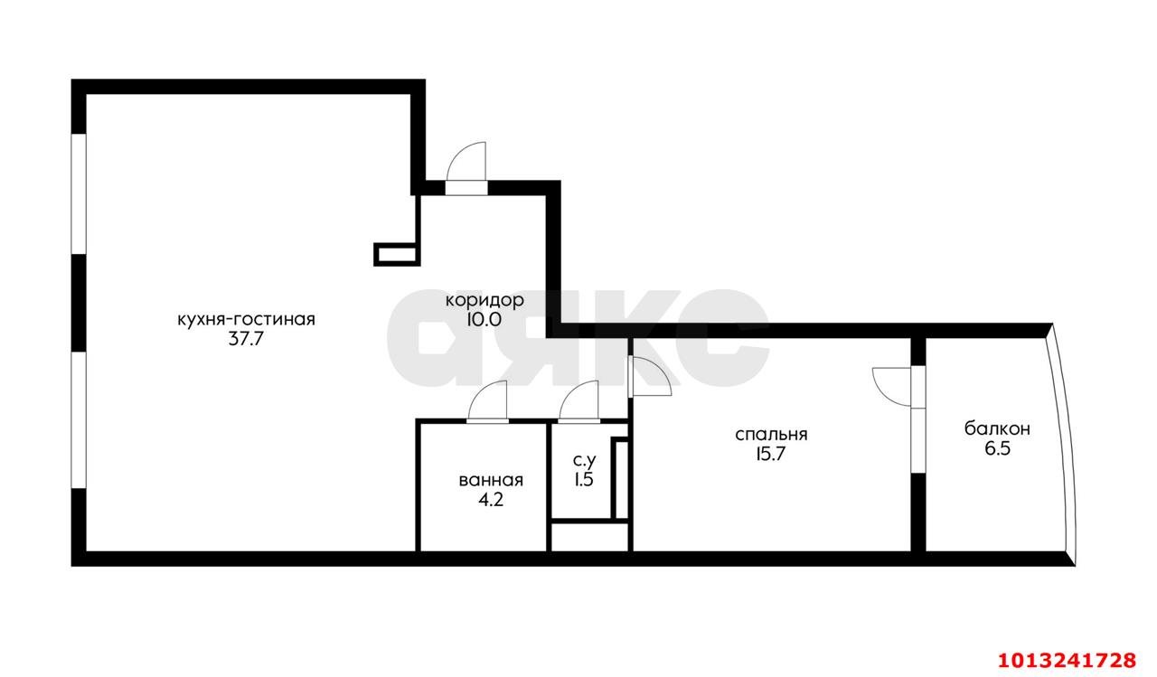 Фото №20: 2-комнатная квартира 70 м² - Краснодар, жилой комплекс Симфония, ул. Российская, 72/5