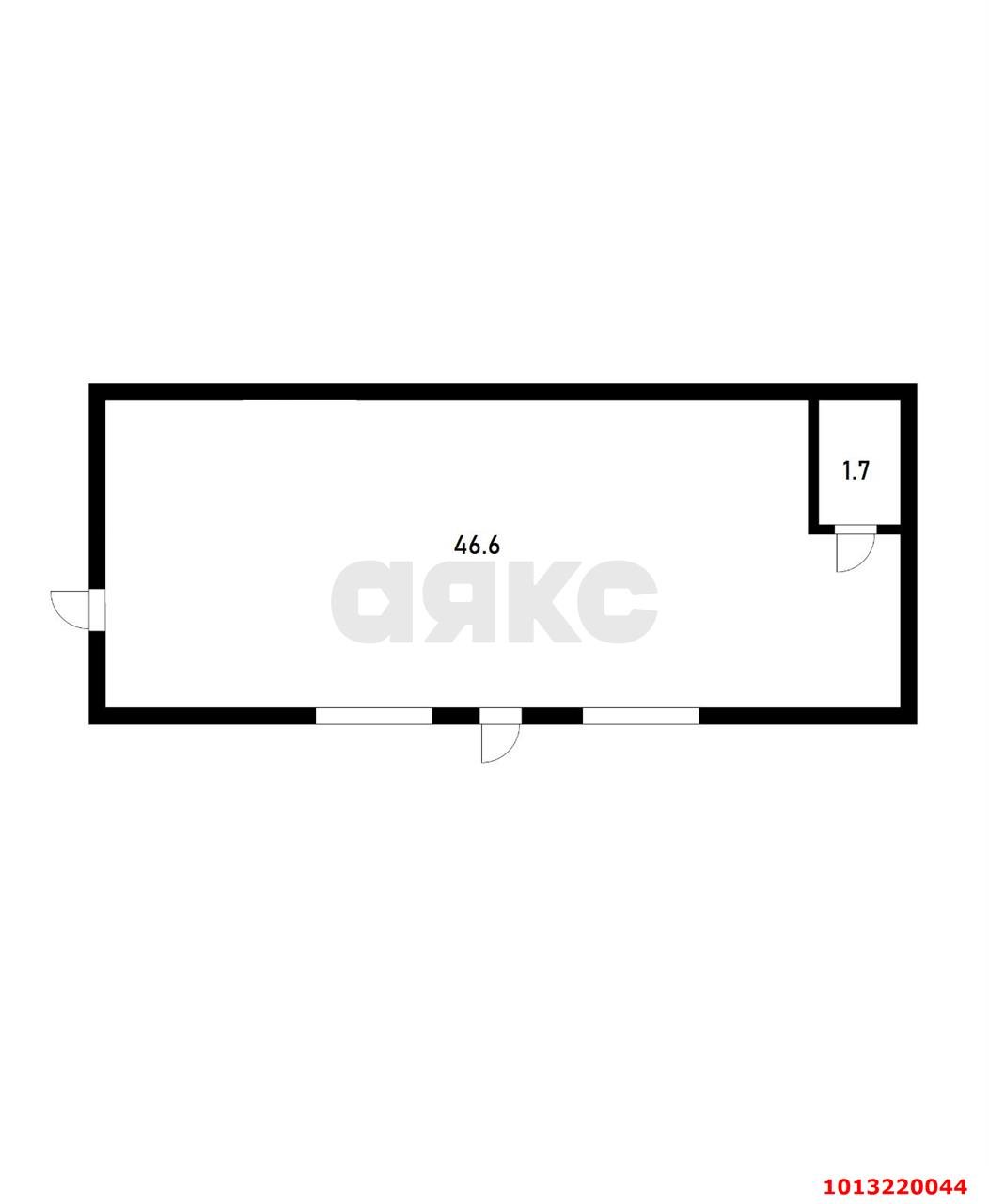 Фото №2: Торговое помещение 49 м² - Краснодар, Калинино