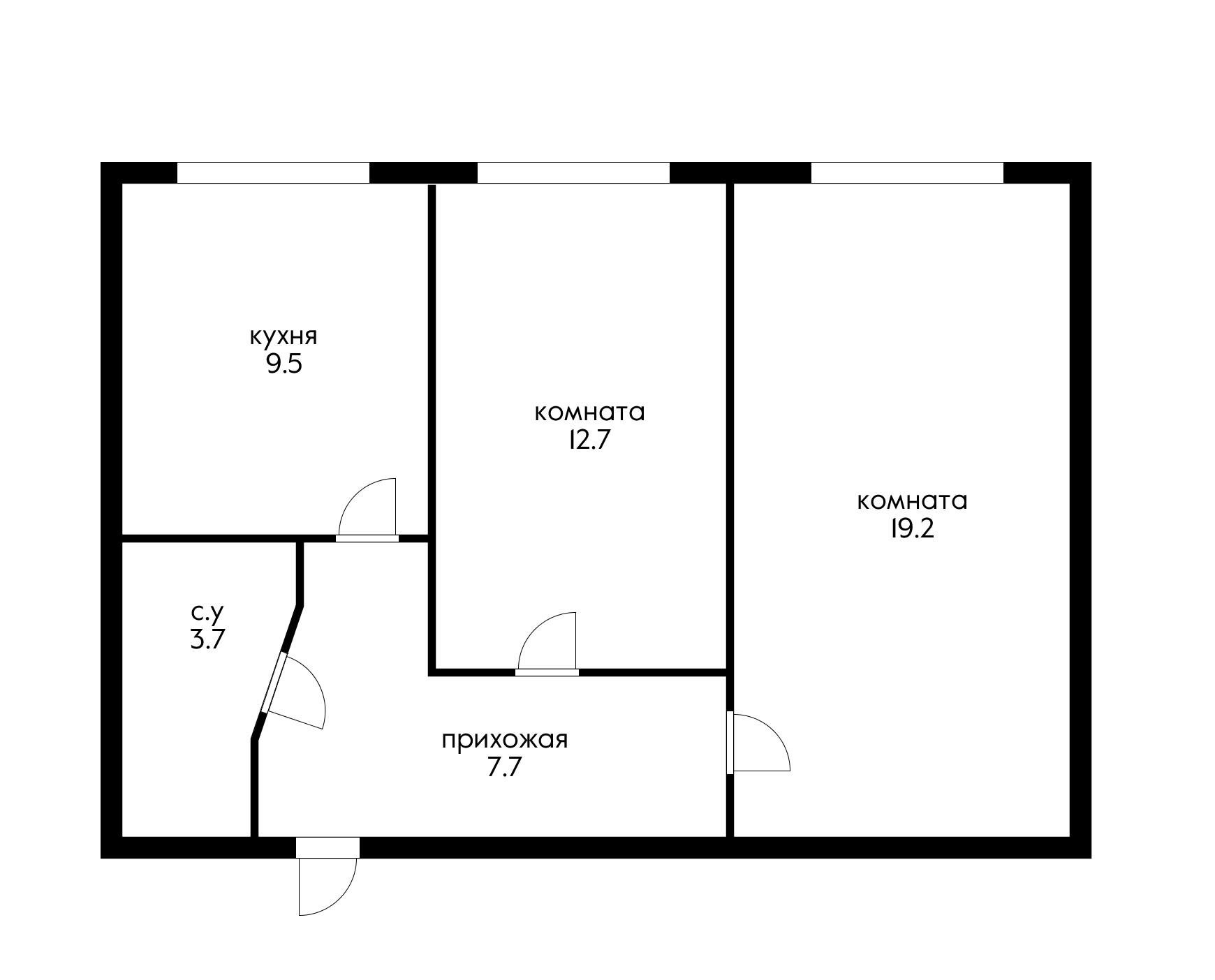 Фото №18: 2-комнатная квартира 52 м² - Краснодар, Прикубанский внутригородской округ, мкр. Музыкальный, ул. имени С.С. Прокофьева, 15