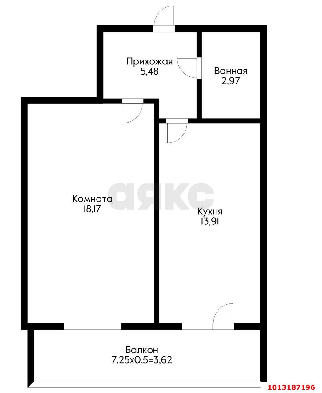 Фото №3: 1-комнатная квартира 44 м² - Краснодар, жилой комплекс Жемчужина, ул. имени Ф.И. Шаляпина, 30/1лит3