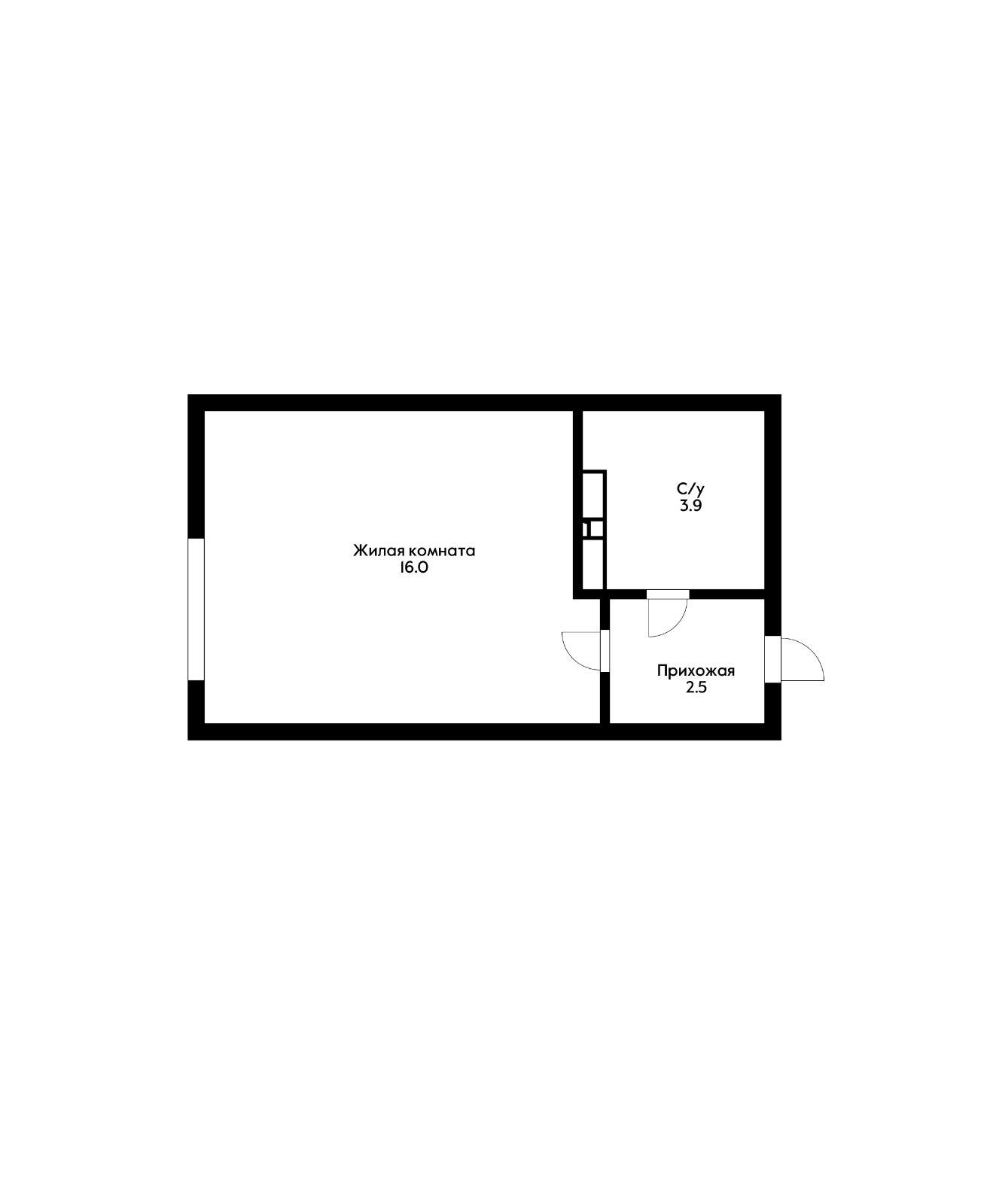 Фото №6: Студия 22 м² - Краснодар, Прикубанский внутригородской округ, мкр. Парк Победы, ул. Героя Пешкова, 14