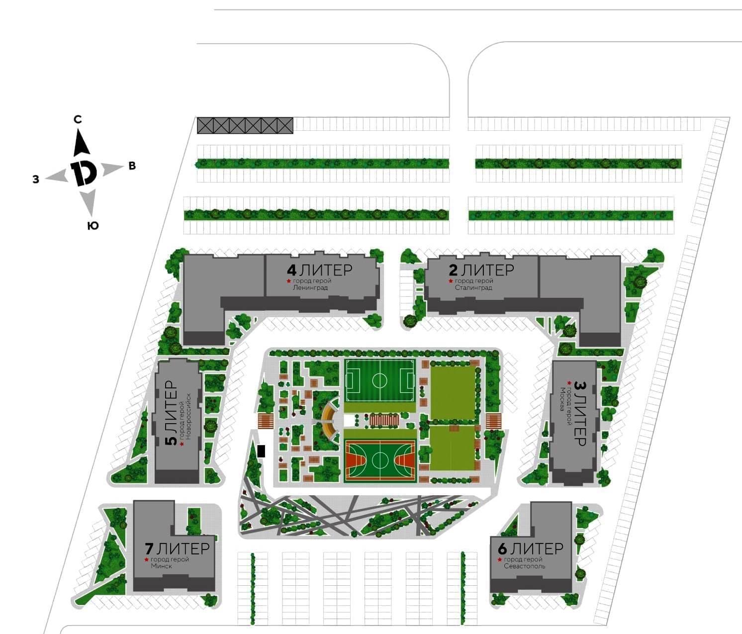 Фото №5: Студия 22 м² - Краснодар, Прикубанский внутригородской округ, мкр. Парк Победы, ул. Героя Пешкова, 14