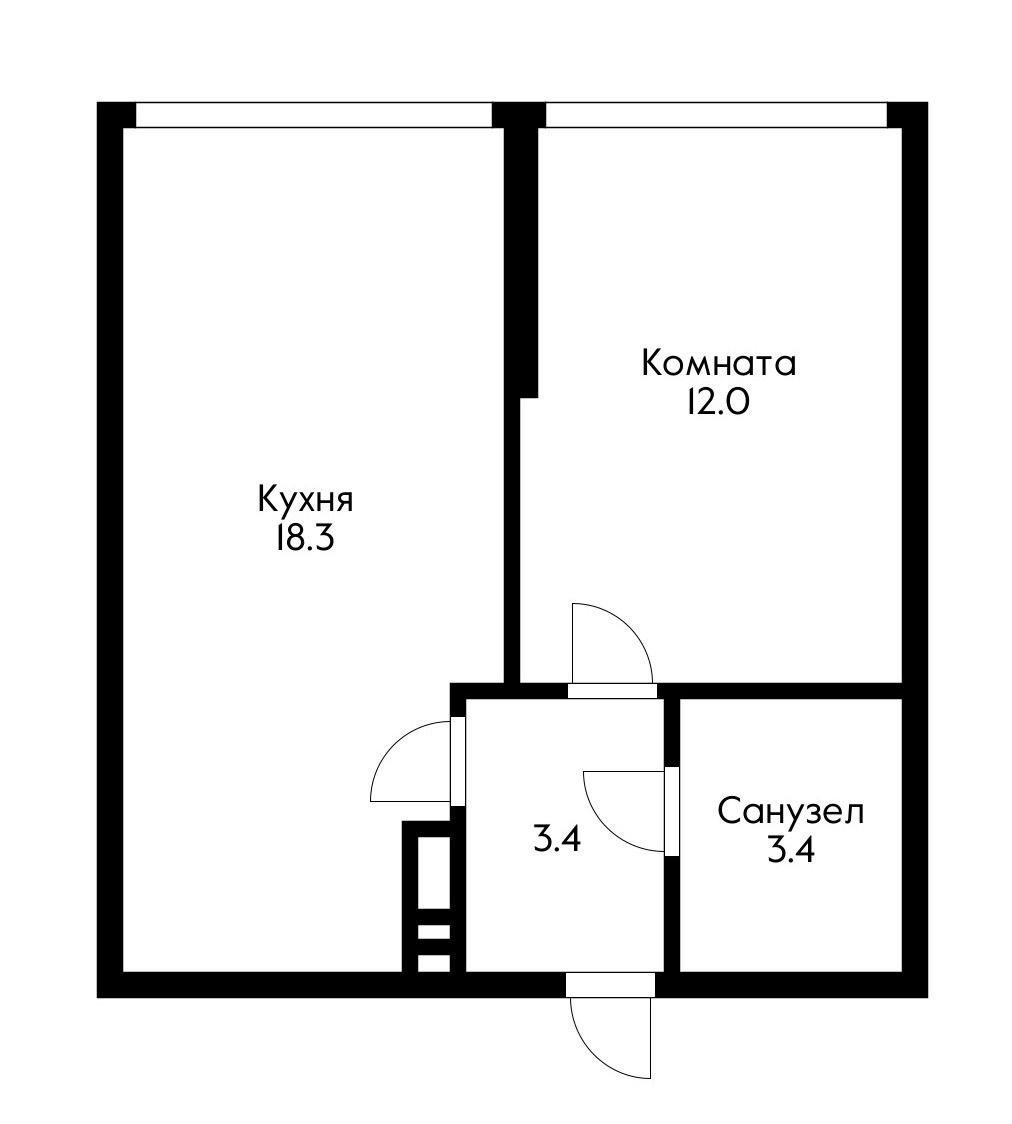 Фото №6: 1-комнатная квартира 37 м² - Краснодар, Прикубанский внутригородской округ, мкр. жилой комплекс Грани, ул. Западный Обход, 45