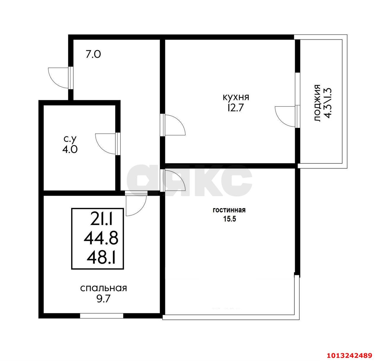 Фото №20: 2-комнатная квартира 54 м² - Краснодар, жилой комплекс Ракурс, ул. имени Героя Ростовского, 8к1