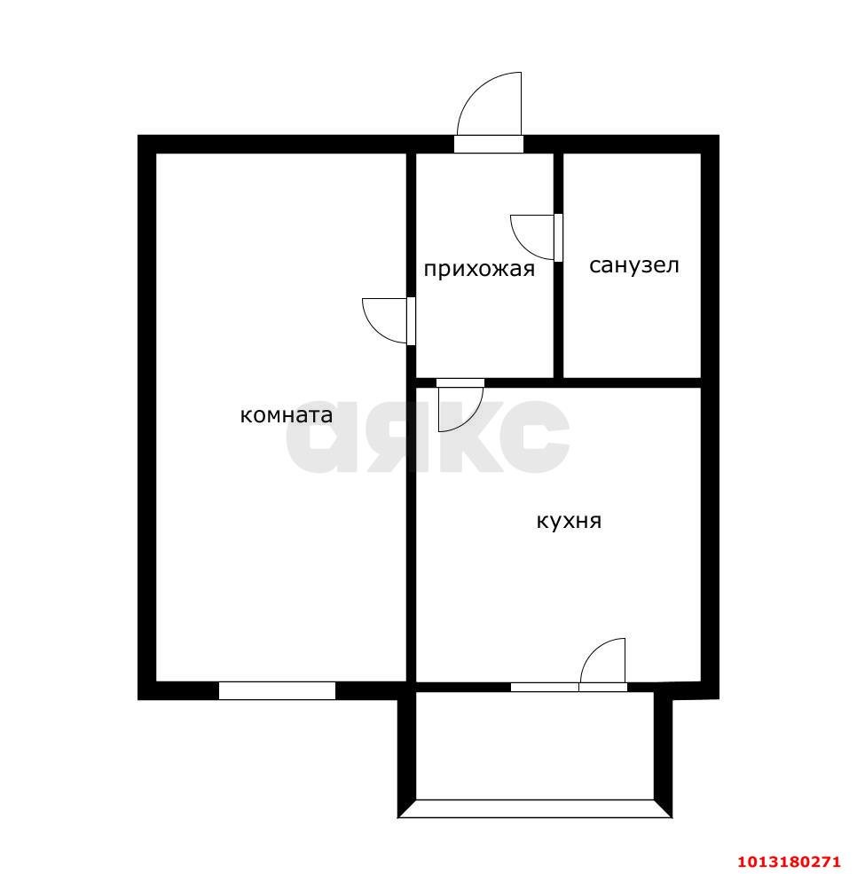 Фото №10: 1-комнатная квартира 41 м² - Краснодар, Фестивальный, пр-кт Константина Образцова, 2