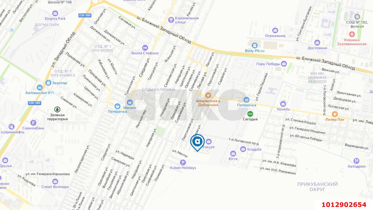 Фото №5: Торговое помещение 83 м² - Краснодар, жилой комплекс Ракурс, ул. имени Героя Ростовского, 8