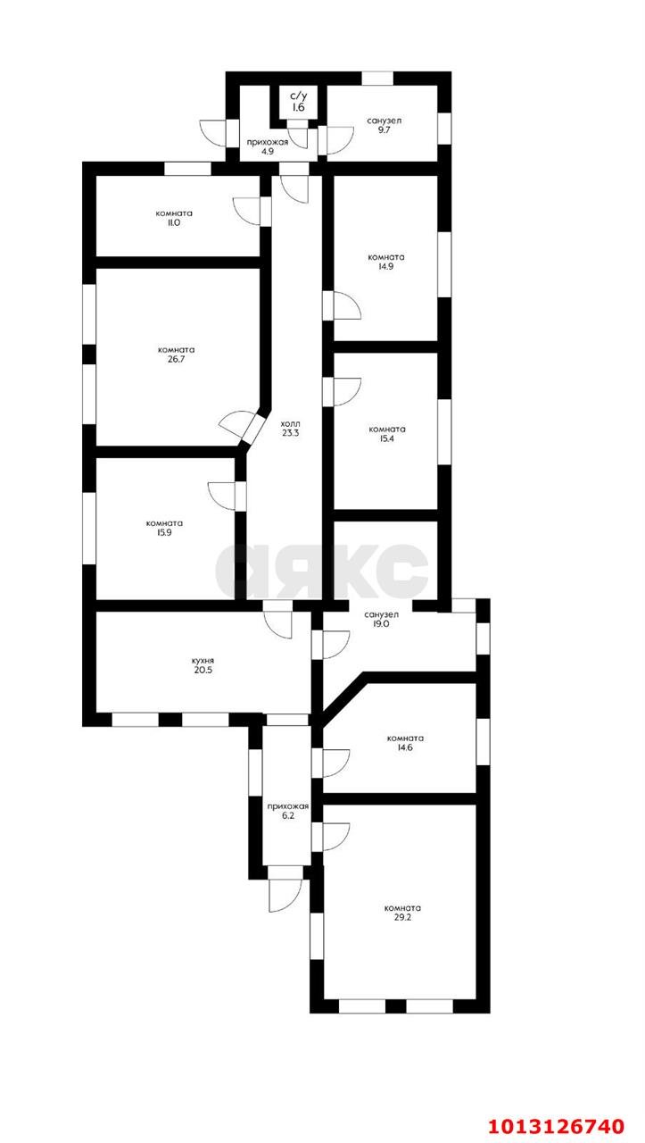 Фото №6: Дом 212 м² + 4.33 сот. - Яблоновский, ул. Щорса, 9