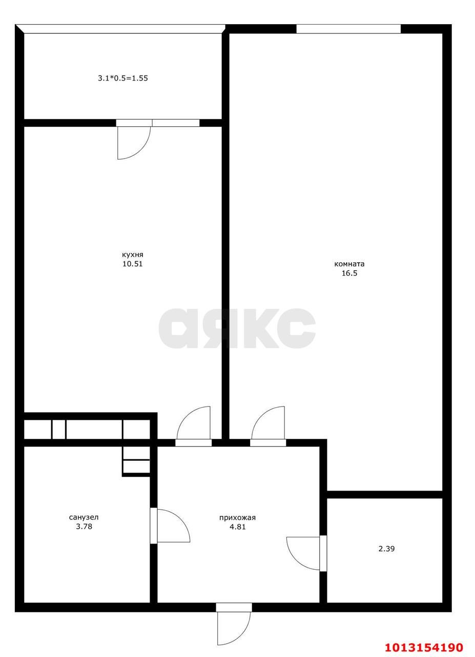 Фото №7: 1-комнатная квартира 40 м² - Краснодар, Прикубанский внутригородской округ, Молодёжный, мкр. жилой комплекс Семейный Парк, ул. Душистая, 60к2