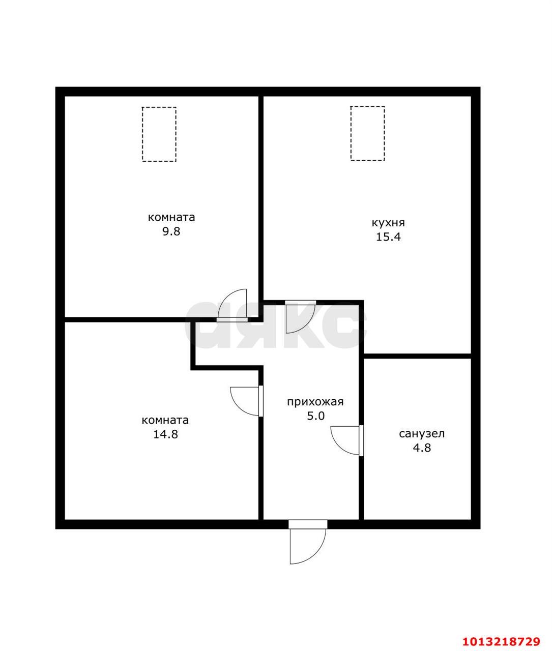 Фото №14: 2-комнатная квартира 49 м² - Краснодар, Сады Калинина, ул. Средняя, 81/4