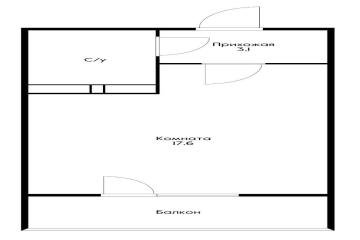 Фото №3: Студия 23 м² - Краснодар, мкр. Парк Победы, ул. Героя Пешкова, 14к2