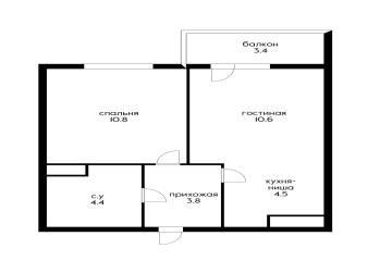 Фото №1: 1-комнатная квартира 39 м² - Краснодар, мкр. жилой комплекс Ракурс, ул. имени Героя Ростовского, 8к4