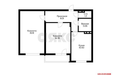 Фото №1: Комната 19 м² - Краснодар, мкр. Юбилейный, ул. 70-летия Октября, 15