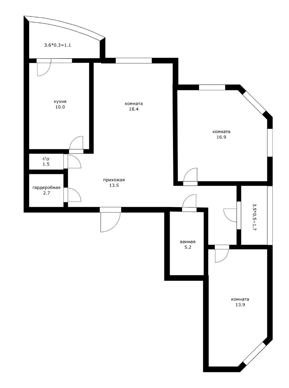 Фото №1: 3-комнатная квартира 91 м² - Краснодар, Прикубанский внутригородской округ, мкр. жилой комплекс Зеленодар, ул. Садовое Кольцо, 13