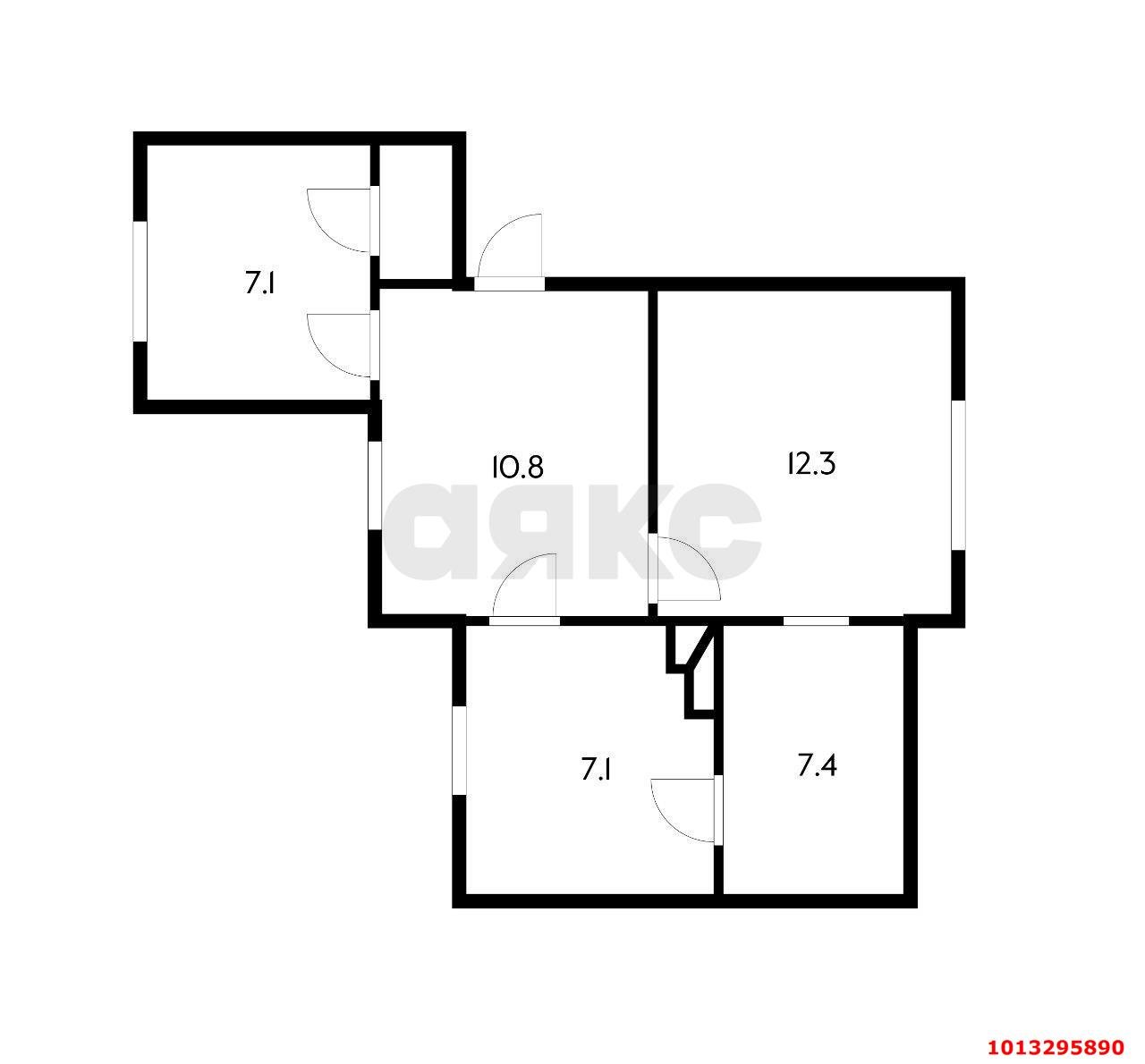 Фото №20: Часть дома 45 м² + 1 сот. - Краснодар, Центральный, ул. Гоголя, 102