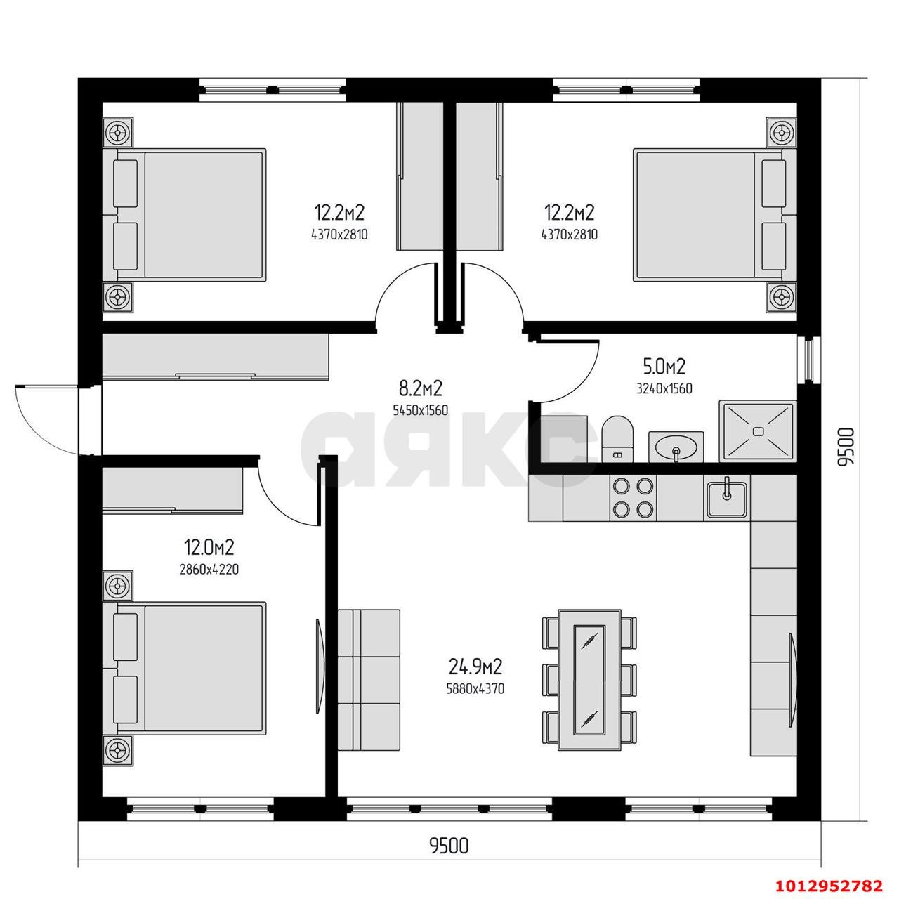 Фото №1: Дом 85 м² + 7 сот. - Козет, СТ Яблонька, ул. Клубничная, 15