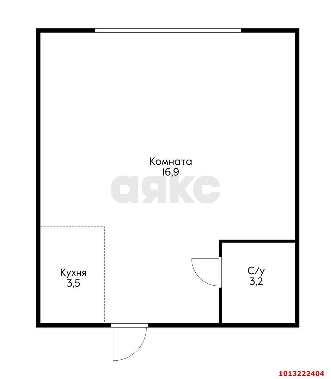 Фото №5: Студия 17 м² - Краснодар, 9-й километр, ул. Циолковского, 18