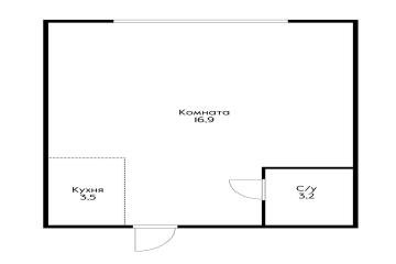 Фото №2: Студия 17 м² - Краснодар, мкр. 9-й километр, ул. Циолковского, 18