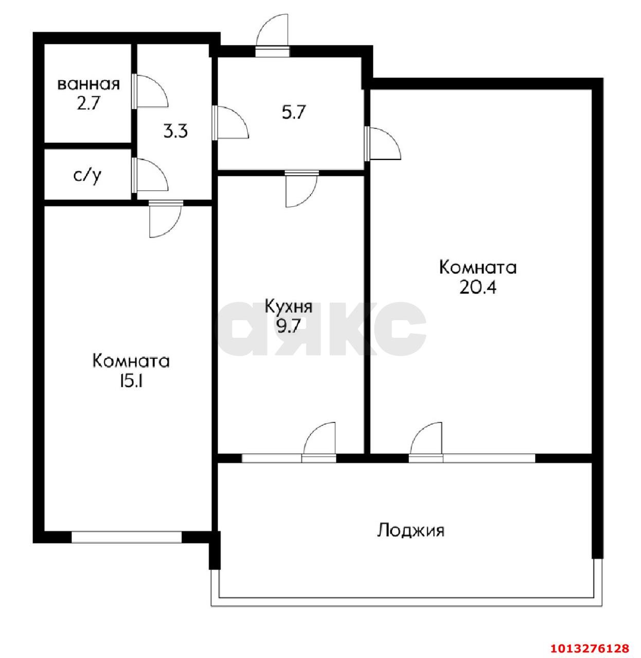 Фото №7: 2-комнатная квартира 71 м² - Краснодар, Центральный, ул. Гоголя, 23