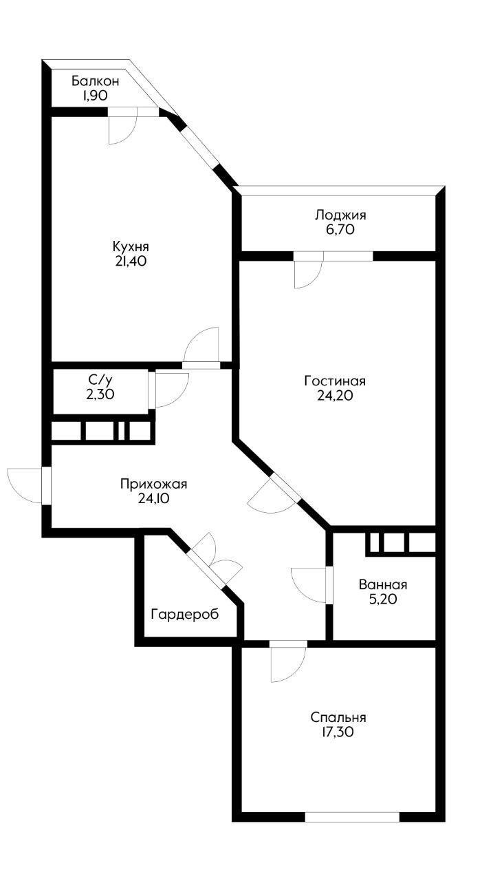 Фото №16: 3-комнатная квартира 102 м² - Краснодар, Центральный внутригородской округ, мкр. Центральный, ул. Ломоносова, 94