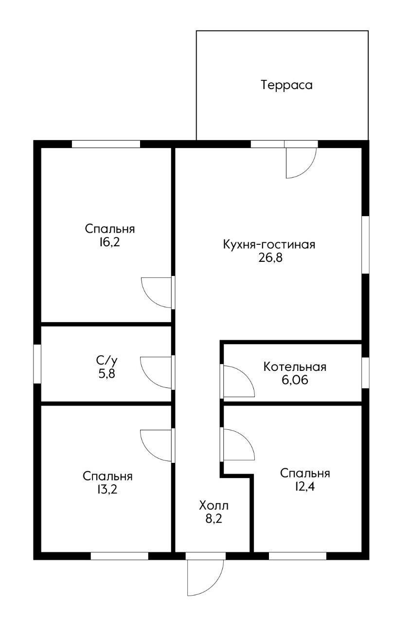 Фото №15: Дом 100 м² + 6 сот. - Тугургой, ул. Шоссейная, 23