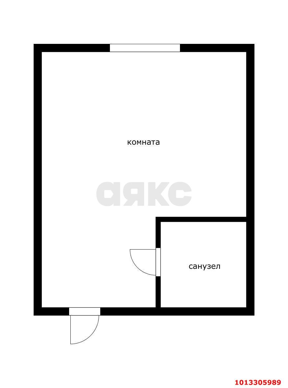 Фото №12: Студия 19 м² - Краснодар, Славянский, ул. Красных Партизан, 107