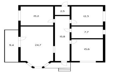 Фото №2: Дом 102 м² - Елизаветинская, ст коммерческое  Надежда, ул. Тенистая, 253