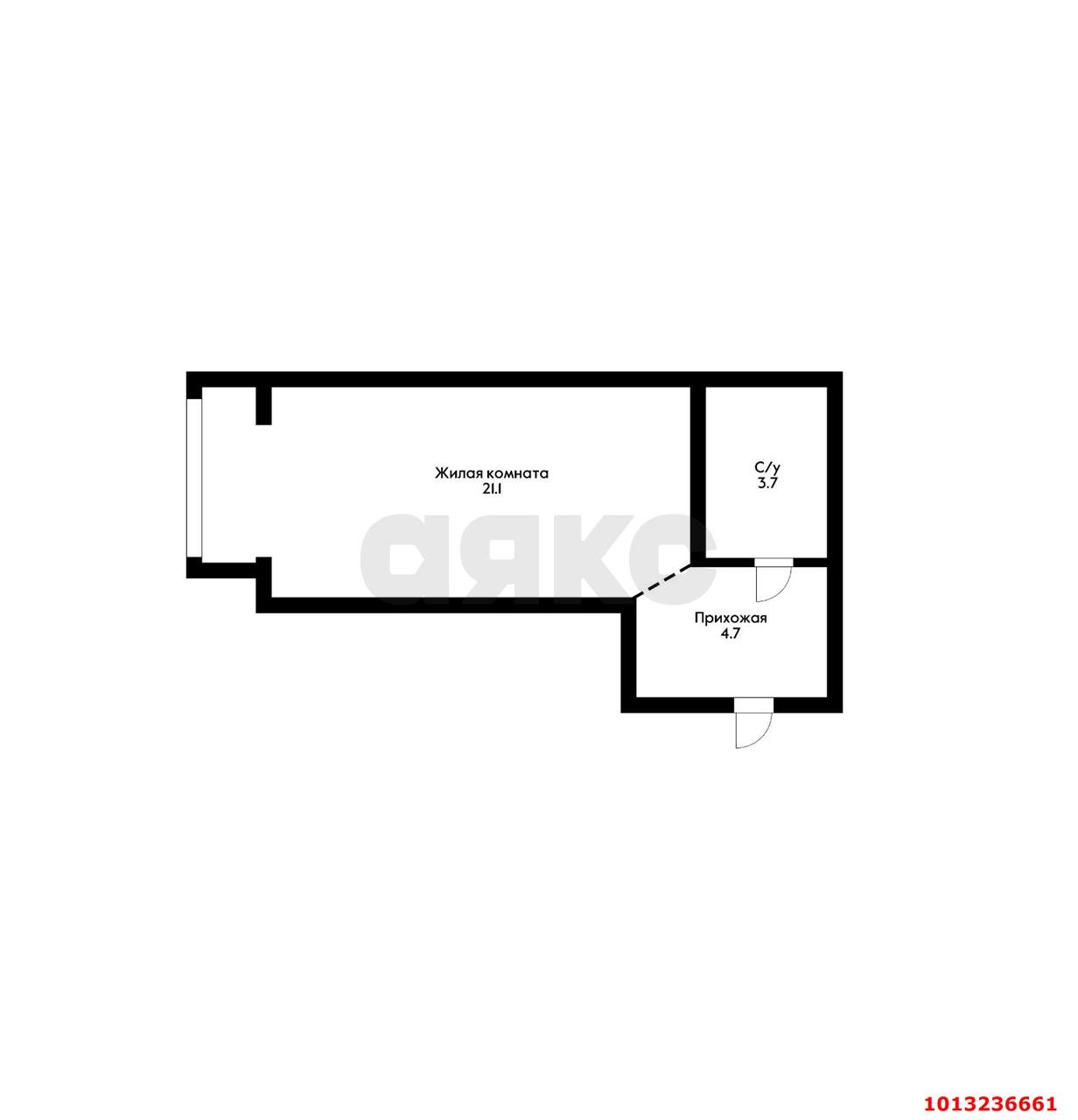 Фото №10: Студия 30 м² - Краснодар, жилой комплекс Культурный, ул. Чайковского, 23