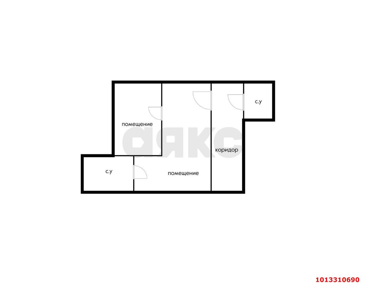 Фото №1: Офисное помещение 70 м² - Краснодар, Фестивальный, ул. имени Тургенева, 199/2