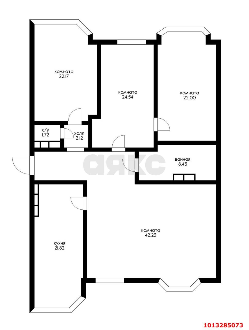 Фото №3: 4-комнатная квартира 154 м² - Краснодар, Центральный, ул. Володи Головатого, 302