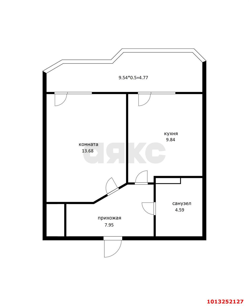 Фото №8: 1-комнатная квартира 39 м² - Краснодар, Светлоград, ул. Красных Партизан, 1/4к11