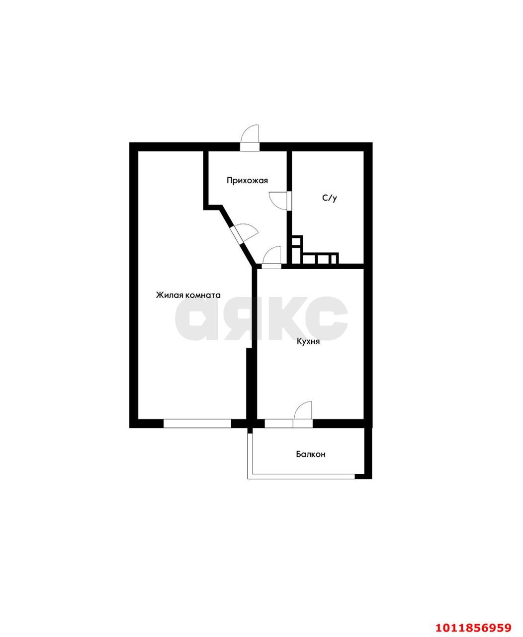 Фото №12: 1-комнатная квартира 37 м² - Краснодар, жилой комплекс Выше, ул. Евгении Жигуленко, 25к1