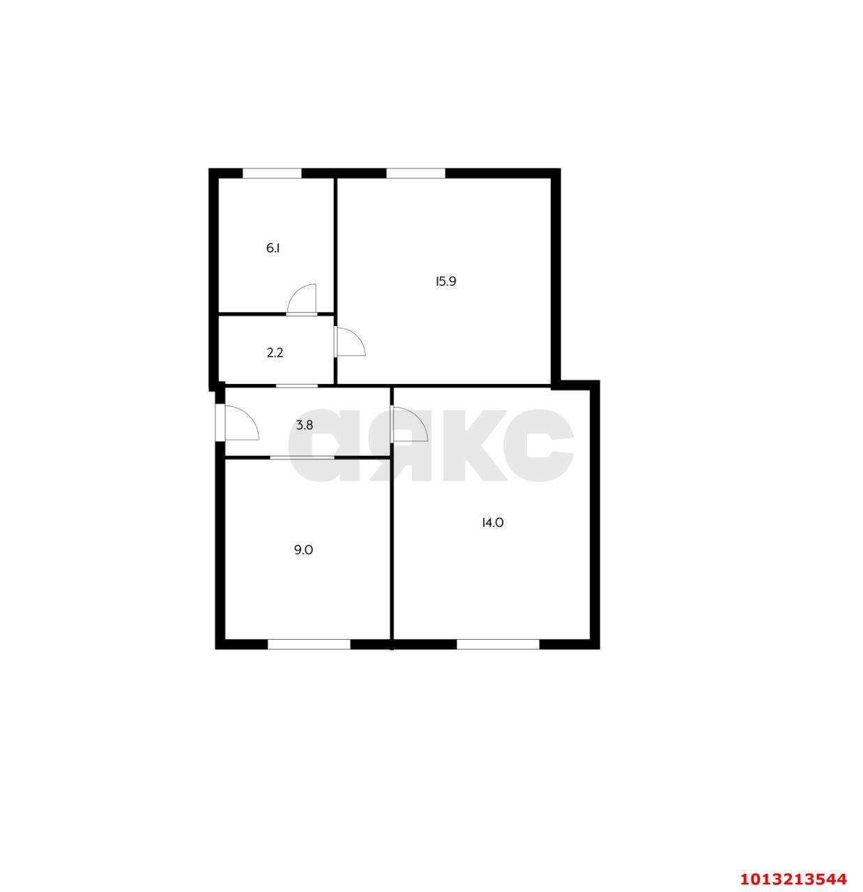 Фото №18: 2-комнатная квартира 51 м² - Краснодар, Центральный, ул. Митрофана Седина, 2