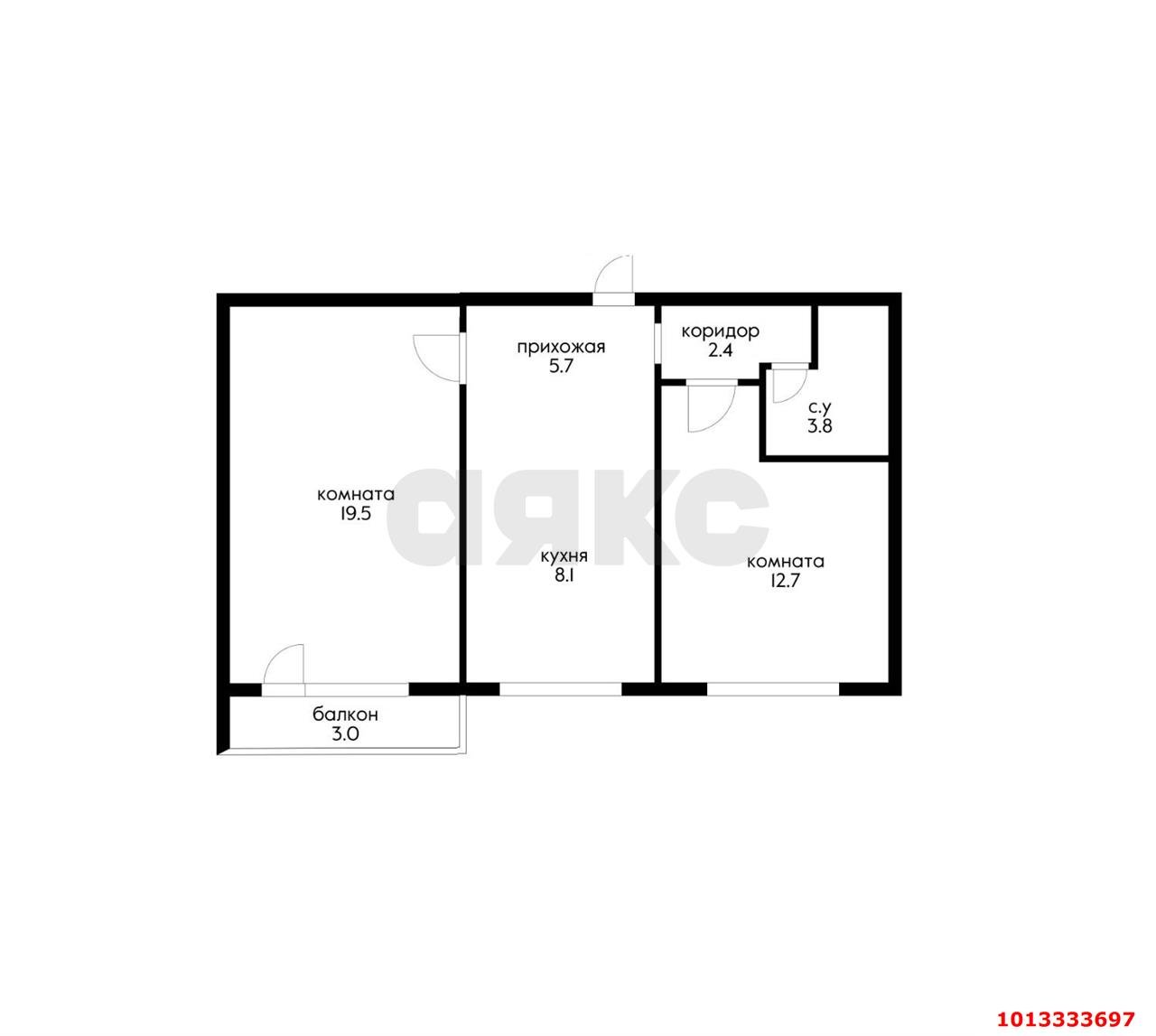 Фото №13: 2-комнатная квартира 55 м² - Краснодар, Юбилейный, ул. 70-летия Октября, 34