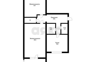 Фото №1: 2-комнатная квартира 54 м² - Краснодар, мкр. Дубинка, ул. Ставропольская, 170