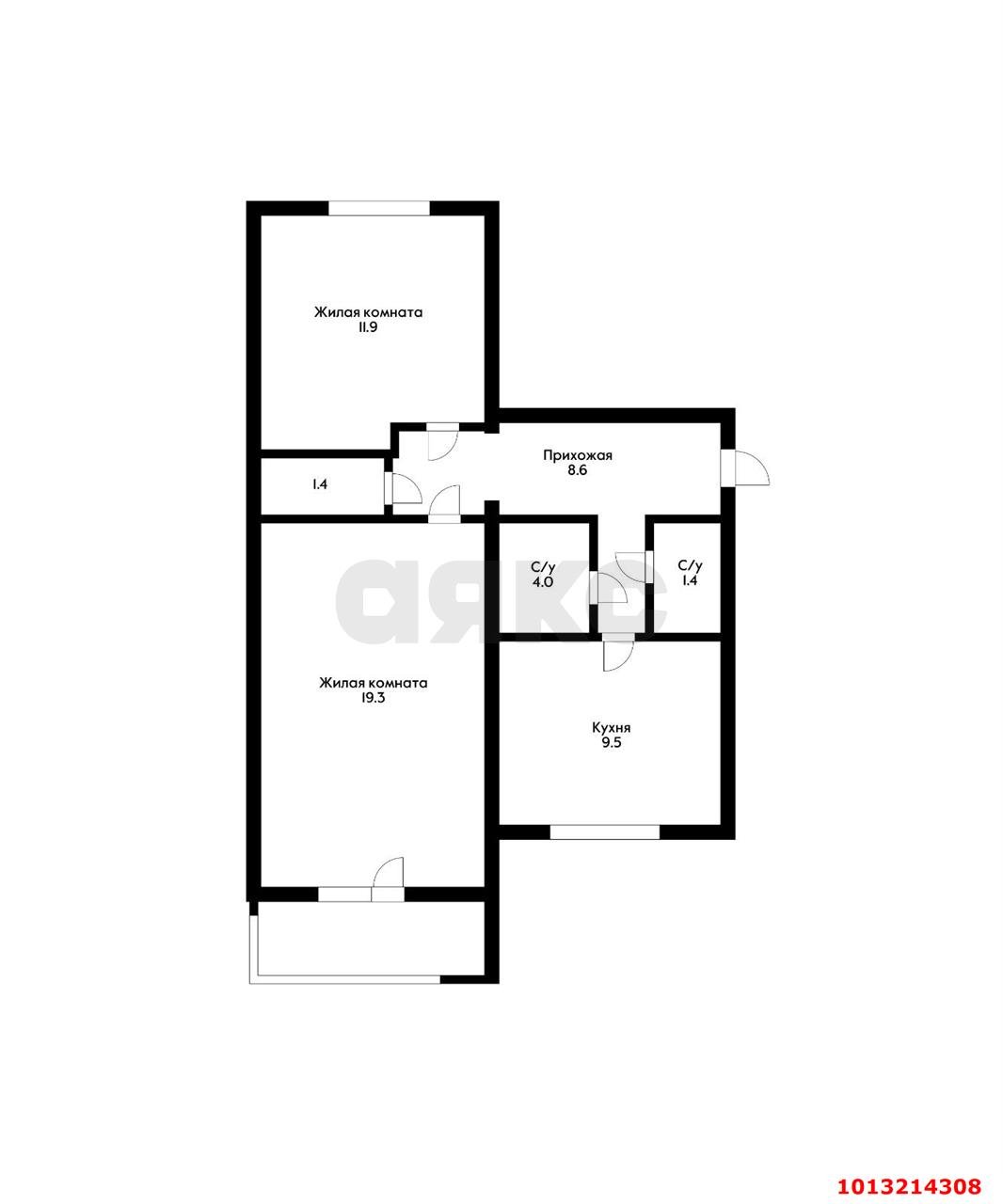 Фото №16: 2-комнатная квартира 57 м² - Краснодар, Дубинка, мкр. Центральный внутригородской округ, ул. Ставропольская, 170