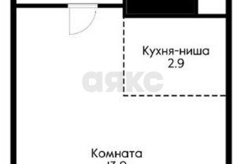 Фото №5: Студия 24 м² - Краснодар, мкр. жилой комплекс Дыхание, ул. Лётчика Позднякова, 2к18