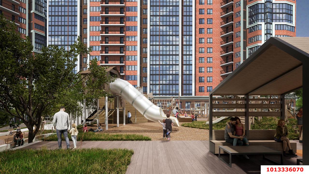 Фото №4: 1-комнатная квартира 39 м² - Краснодар, Карасунский внутригородской округ, Черёмушки, мкр. ЖК Рекорд, ул. Новороссийская, 102И