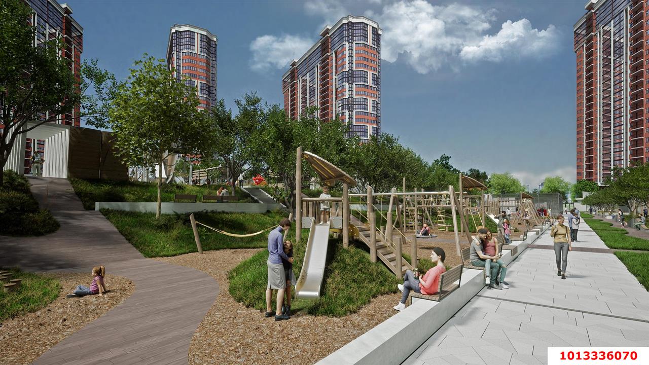 Фото №9: 1-комнатная квартира 39 м² - Краснодар, Карасунский внутригородской округ, Черёмушки, мкр. ЖК Рекорд, ул. Новороссийская, 102И