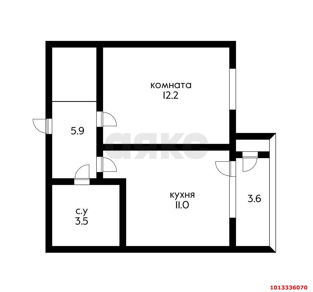 Фото №17: 1-комнатная квартира 39 м² - Краснодар, Черёмушки, ул. Новороссийская, 102И