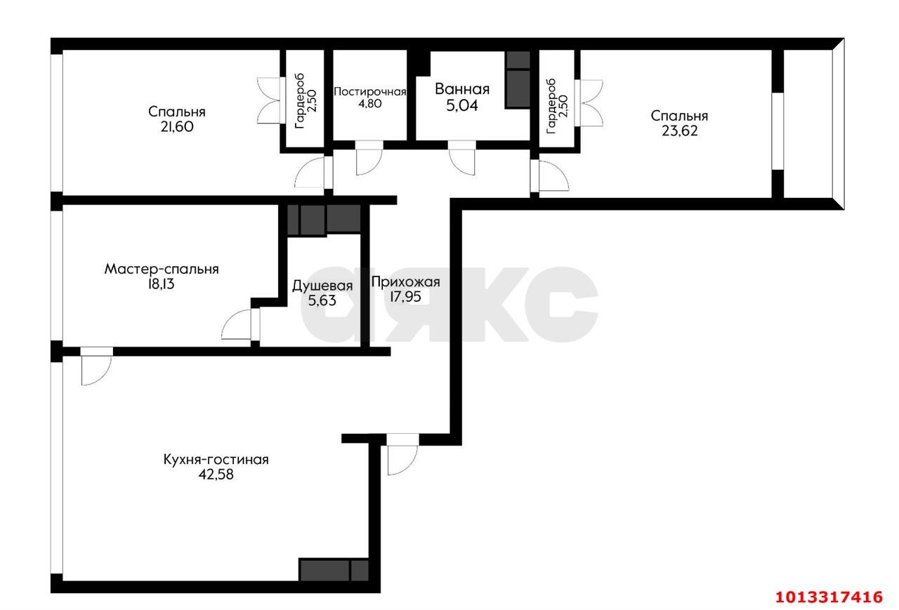 Фото №1: 3-комнатная квартира 144 м² - Краснодар, жилой комплекс Тургенев, ул. Дальняя, 8к2