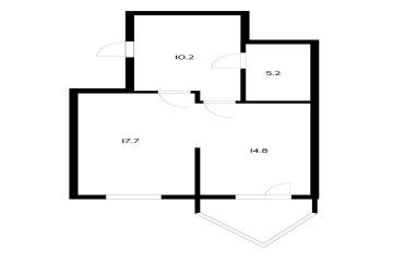 Фото №2: 1-комнатная квартира 54 м² - Краснодар, мкр. жилой комплекс Седьмой Континент, ул. Совхозная, 1к5