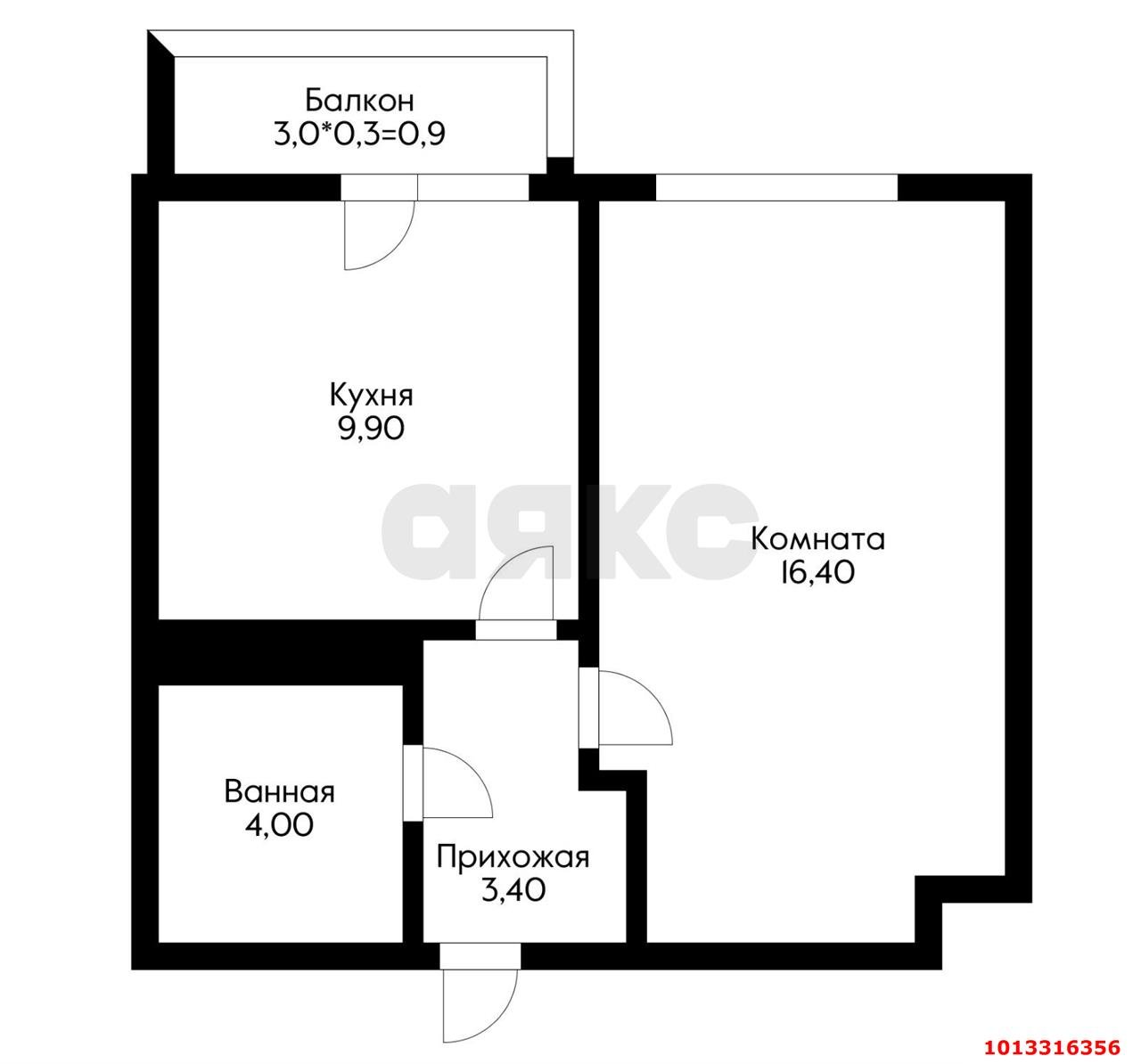 Фото №11: 1-комнатная квартира 35 м² - Краснодар, жилой комплекс Нeo-квартал Красная Площадь, ул. им. Мурата Ахеджака, 12