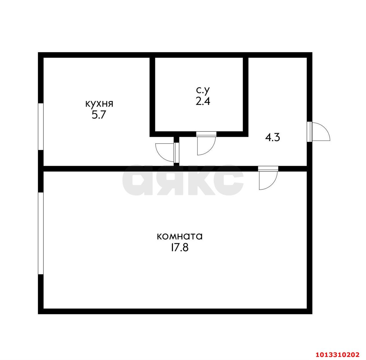 Фото №15: 1-комнатная квартира 30 м² - Краснодар, Хлопчато-бумажный Комбинат, ул. Таганрогская, 22/1