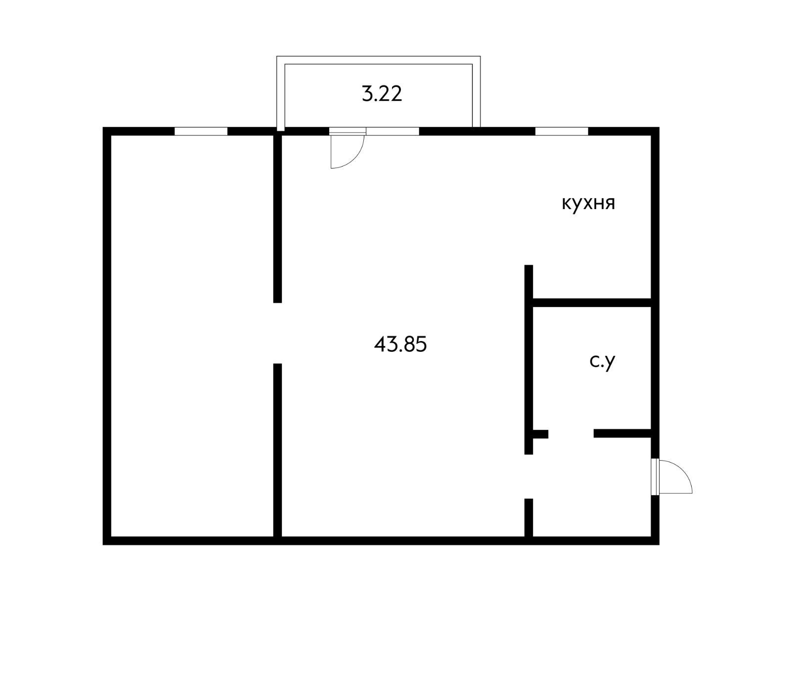 Фото №17: 2-комнатная квартира 47 м² - Краснодар, Центральный внутригородской округ, Покровка, мкр. Центральный, ул. Щорса, 47